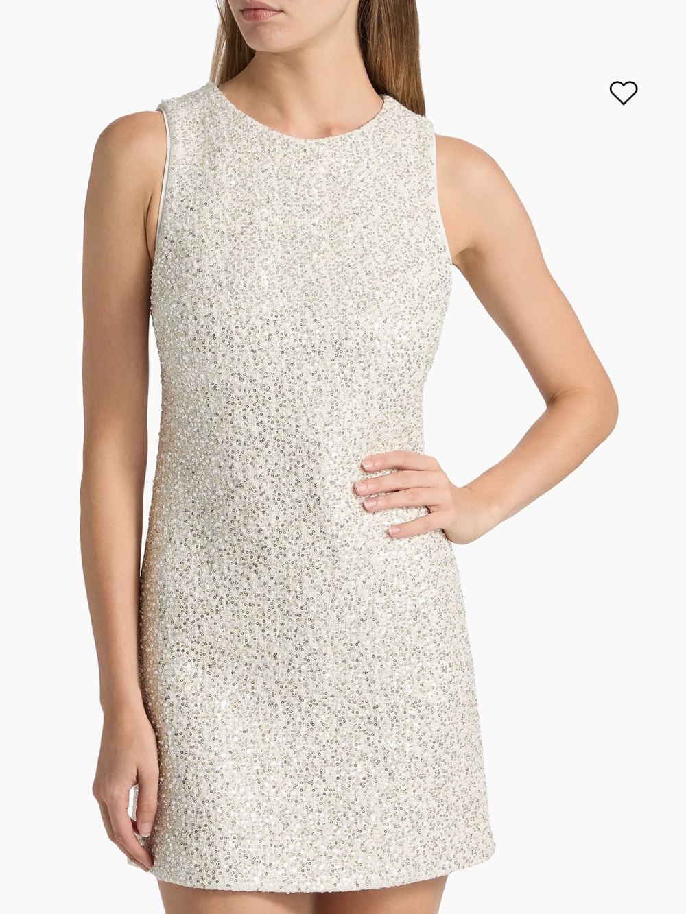 ALICE+OLIVIA Cade Sequined Mini Shift Dress